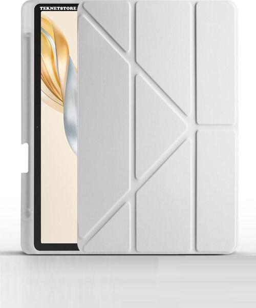 Honor Pad X9A 11.5 Inç 2025 Tablet Uyumlu Kılıf Katlanır Kalemlikli Standlı Uyku Modlu Akıllı Kapak