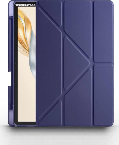 Honor Pad X9A 11.5 Inç 2025 Tablet Uyumlu Kılıf Katlanır Kalemlikli Standlı Uyku Modlu Akıllı Kapak