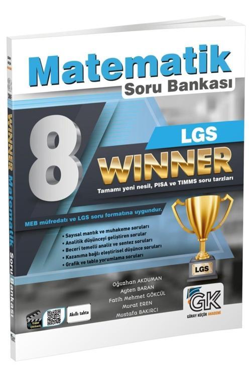 Gür Yayınları Winner Lgs Tamamı Yeni Nesil Matematik Soru Bankası 