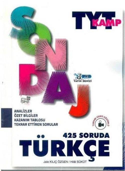 2022 TYT Türkçe Pro 425 Soruda Sondaj Kamp