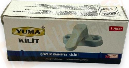 Emniyet Çocuk Kilidi Pvc Pen Kilidi Beyaz YM-724