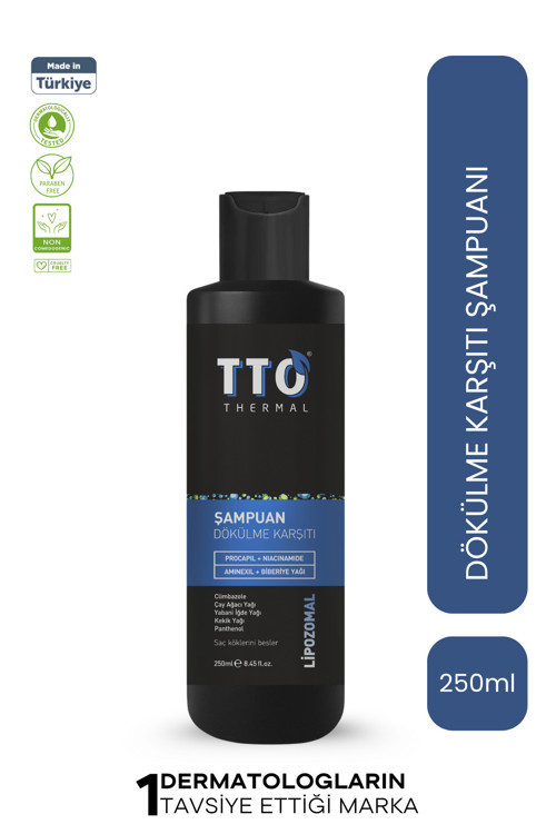 Dökülme Karşıtı Şampuan 250ml (Procapil,Çay Ağacı Yağı,Climbazole,Aminexil)