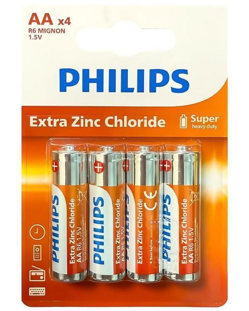 Çinko AA Kalem Pil 1.5V 4lü Blister Paket R6L4B