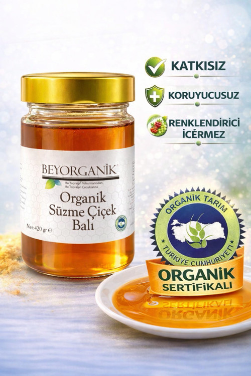 Organik Süzme Bal 420 GR