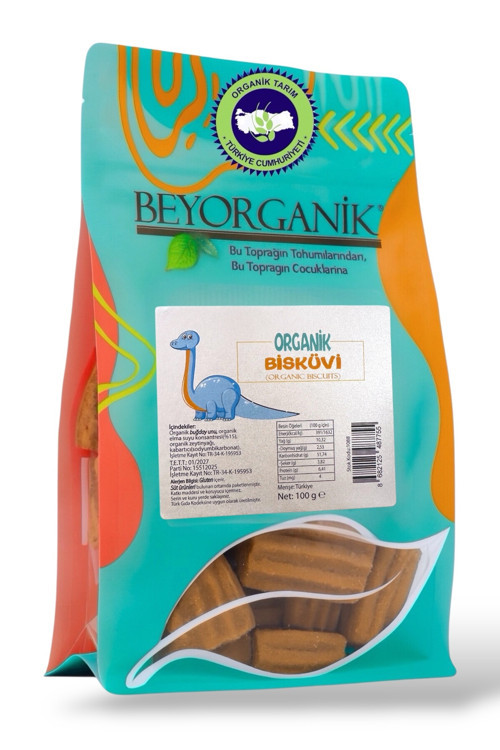 Organik Bebek Bisküvisi 100Gr (Pestisit Analizli)
