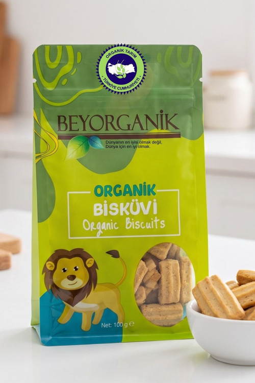 Organik Bebek Bisküvisi 100Gr (Pestisit Analizli)