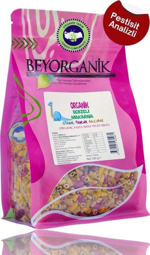 Organik Çocuk Makarna Sebzeli %35 Sebzeli 350Gr (Pestisit Ve Aflatoksin Analizli