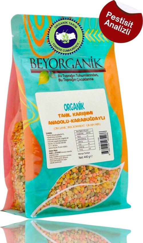 Organik Karabuğdaylı Çorbalık Tahıl Karışımı 440Gr (Pestisit Ve Aflatoksin Analizli)