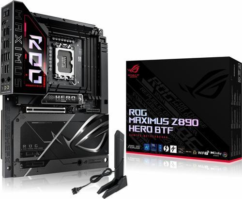 ROG Maximus Z890 Hero BTF DDR5 (9200MHz)OC M.2 HDMI/USB-C PCIe 5.0 1851P ATX Anakart