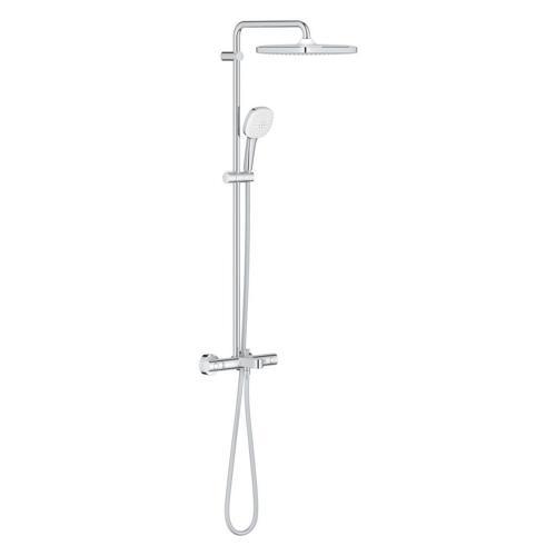 Tempesta System 250 Cube Duvara Monte Termostatik Bataryalı Duş Sistemi - 26975001