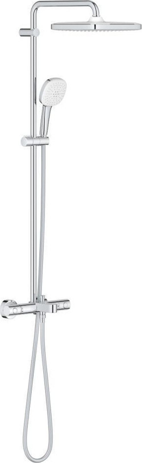 Tempesta System 250 Cube Duvara Monte Termostatik Bataryalı Duş Sistemi 26975001