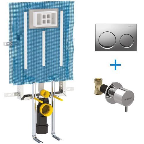 Alpha Kombifix Duvariçi Gömme Rezervuar Seti 8cm + Mat Kapak