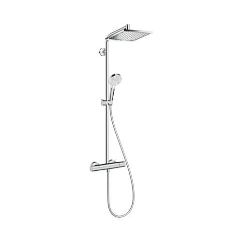 Crometta E Duş Kolonu 240 1 Jet, Ecosmart, Termostat ile 27281000
