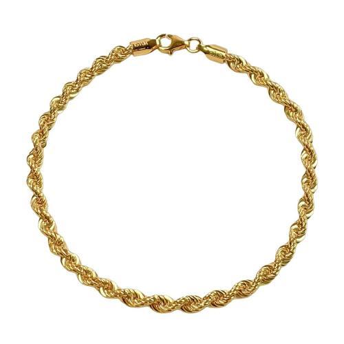 Halat 3,6 mm Altın Bileklik