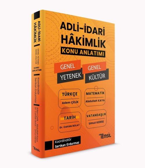Adli-İdari Hakimlik Sınavlarına Özel Genel Yetenek Genel Kültür Konu Anlatımı