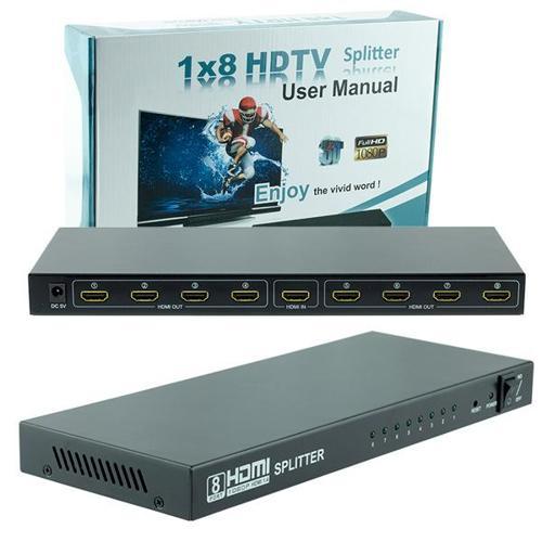 Ayt Powermaster Pm-14218 1 Girişli 8 Çıkışlı Port Dağıtıcı Splitter Çoklayıcı Çoğaltıcı