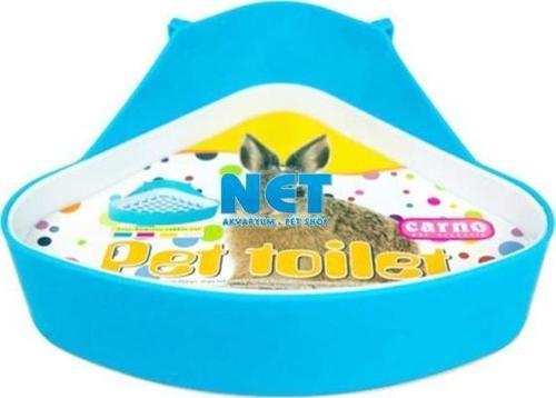 Tavşan Tuvaleti Üçgen 24x18,5x11cm Mavi