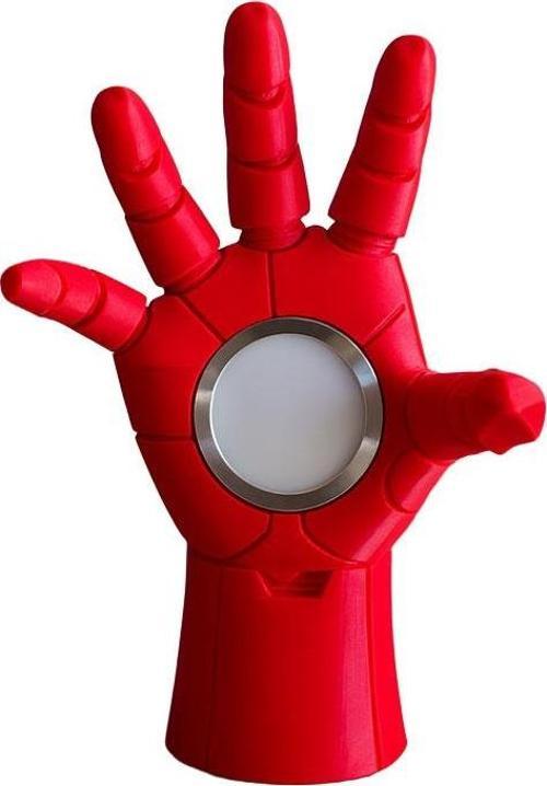 Iron Man El Tasarımlı Dekoratif Masa Lambası