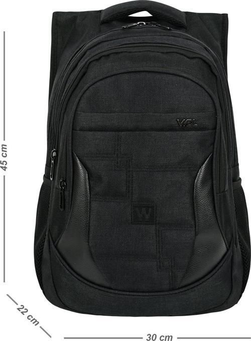 Cordura Kumaş Siyah Sırt Çantası 4056-S