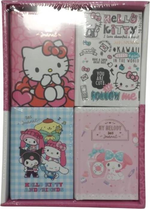 Vj Hello Kitty Not Defteri 365 Gün Günlük 368 Sayfa 80 Gram A7 525-2210 (Karışık Renk 1 Adet)