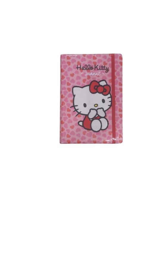 Vj Hello Kitty Vegan Deri Günlük Defter A5 100 Gr 192 Sayfa Lastikli Kener Boyalı Nakışlı 525-2090