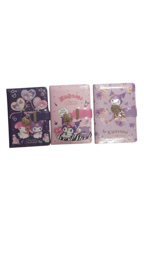 Vj Kuromi Kilitli Günlük A6 192 Sayfa 80 Gram 525-2217 (16 Lı Paket)