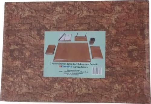 Sümen Takımı 6 Parça Napa Suni Deri Bordo CLX-106648-1