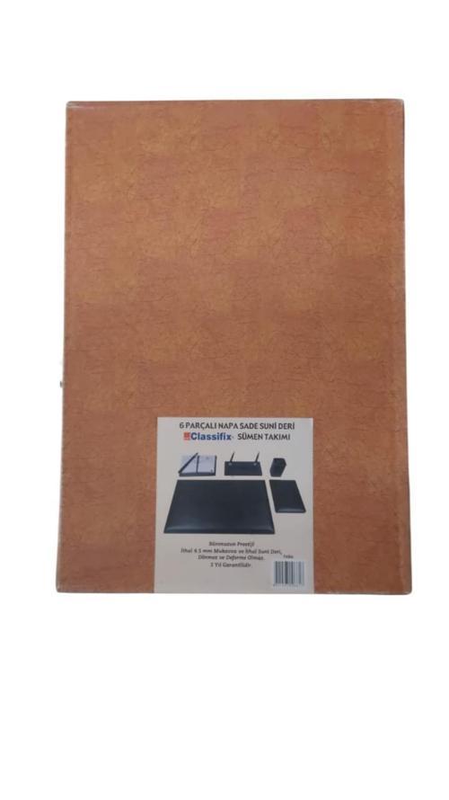 Sümen Takımı 6 Parça Napa Suni Deri Taba CLX-106617