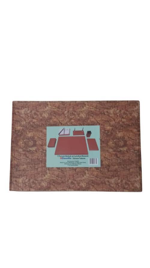 Sümen Takımı 7 Parça İsviçre Nubuk Kahve CLX-102763