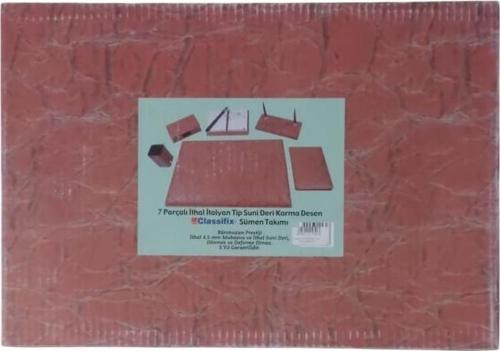 Sümen Takımı 7 Parça Karma Desen Kahve İtalyan CLX-124703-3