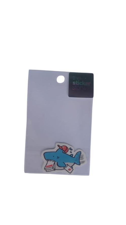 Yapışkanlı Sudan Etkilenmeyen Sticker The Sticker Story Köğek Balığı Tss0079 (1 Adet)