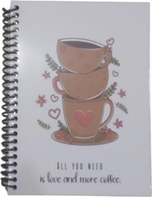 Kahve Serisi Not Defteri Kitap Kağıdı 16X22Cm 80 Yaprak Çizgi 6431