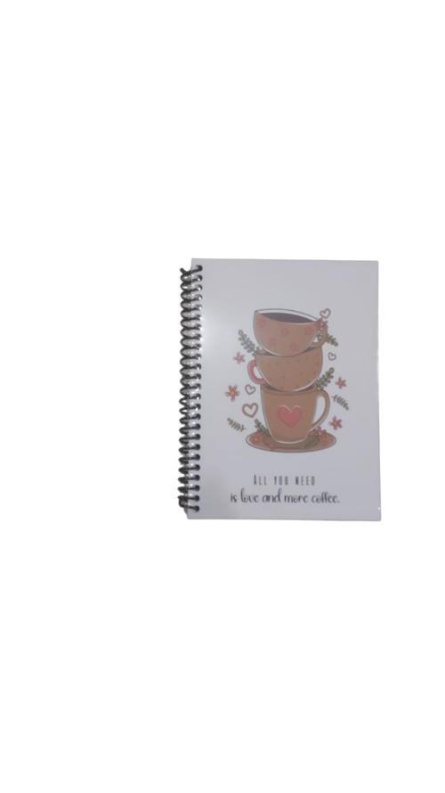 Kahve Serisi Not Defteri Kitap Kağıdı 16X22Cm 80 Yaprak Kareli 6430