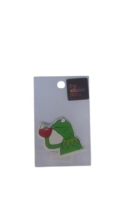 Yapışkanlı Sudan Etkilenmeyen Sticker The Sticker Story Kurbağa Tss0168 (1 Adet)