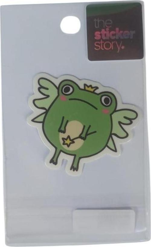 Yapışkanlı Sudan Etkilenmeyen Sticker The Sticker Story Kurbağa Tss0261 (1 Adet)