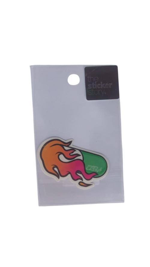 Yapışkanlı Sudan Etkilenmeyen Sticker The Sticker Story Ateş Tss0062 (1 Adet)