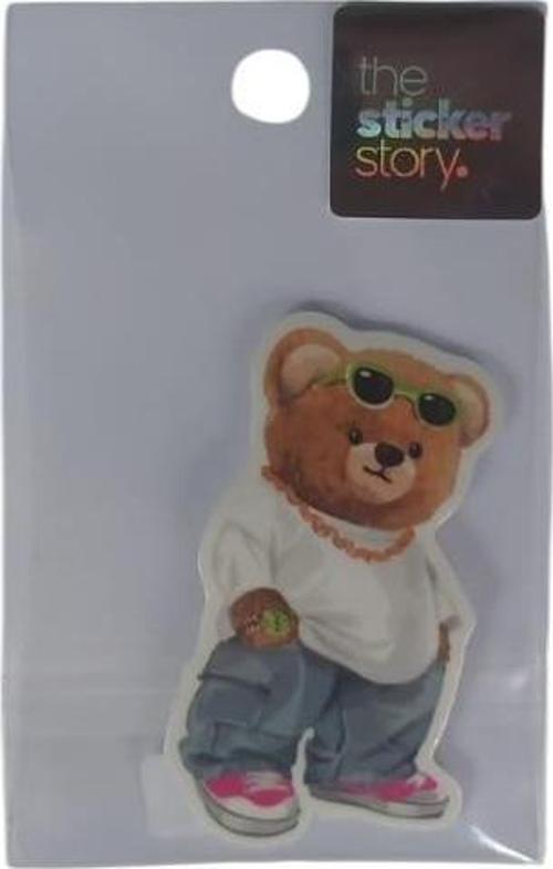 Yapışkanlı Sudan Etkilenmeyen Sticker The Sticker Story Ayıcık Tss0263 (1 Adet)