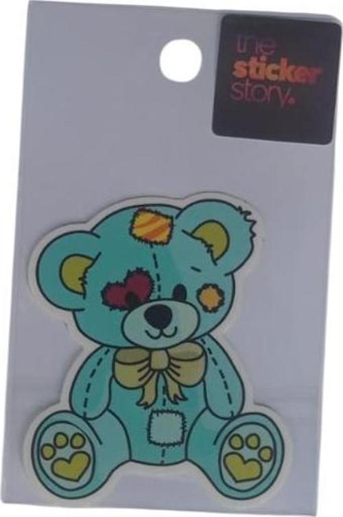 Yapışkanlı Sudan Etkilenmeyen Sticker The Sticker Story Ayıcık Tss0264 (1 Adet)