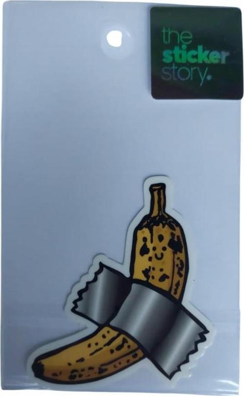 Yapışkanlı Sudan Etkilenmeyen Sticker The Sticker Story Bantlı Muz Tss0037 (1 Adet)