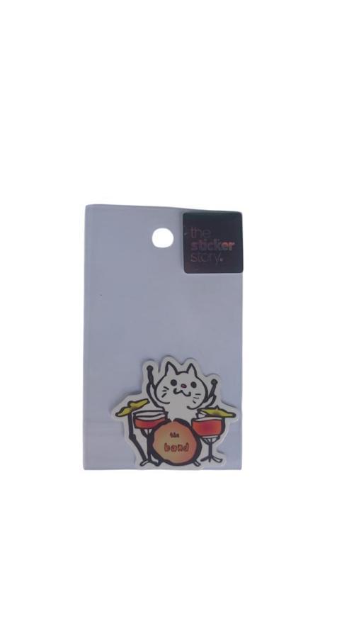 Yapışkanlı Sudan Etkilenmeyen Sticker The Sticker Story Batarist Tss0108 (1 Adet)