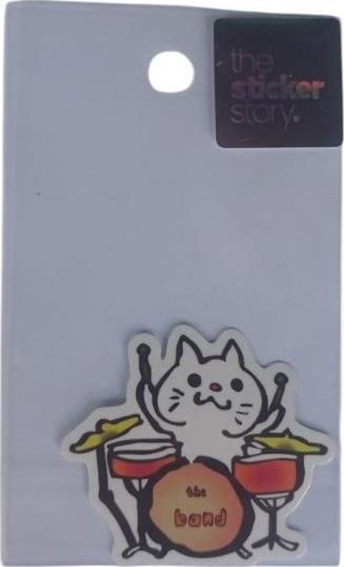 Yapışkanlı Sudan Etkilenmeyen Sticker The Sticker Story Batarist Tss0108 (1 Adet)
