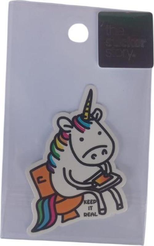 Yapışkanlı Sudan Etkilenmeyen Sticker The Sticker Story Boynuz Tss0033 (1 Adet)