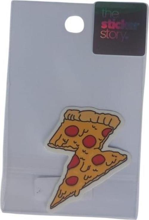 Yapışkanlı Sudan Etkilenmeyen Sticker The Sticker Story Pizza Dilimi Tss0231 (1 Adet)
