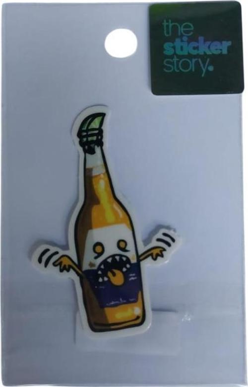 Yapışkanlı Sudan Etkilenmeyen Sticker The Sticker Story Canavar Tss0053 (1 Adet)