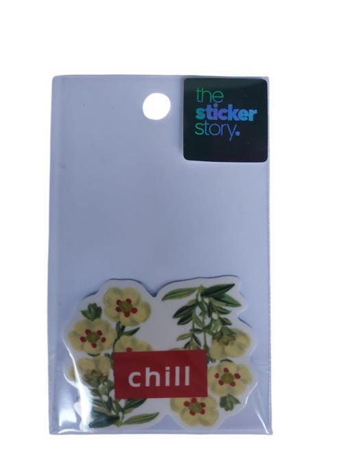 Yapışkanlı Sudan Etkilenmeyen Sticker The Sticker Story Chill Tss0251 (1 Adet)