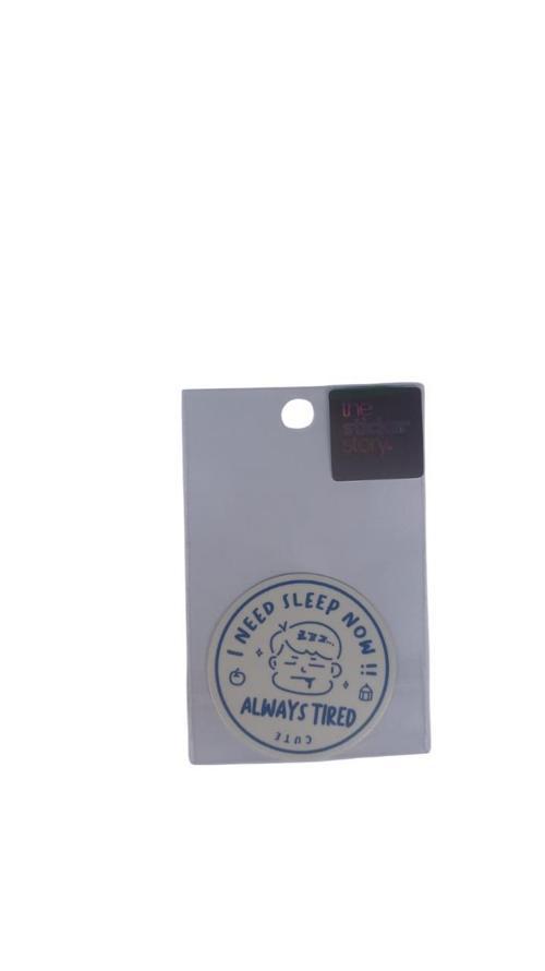 Yapışkanlı Sudan Etkilenmeyen Sticker The Sticker Story Sleep Now Tss0131 (1 Adet)