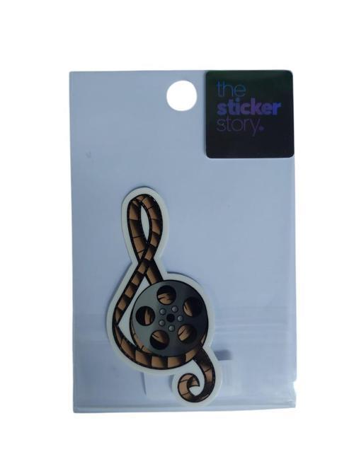 Yapışkanlı Sudan Etkilenmeyen Sticker The Sticker Story Sol Anahtarı Tss0092 (1 Adet)