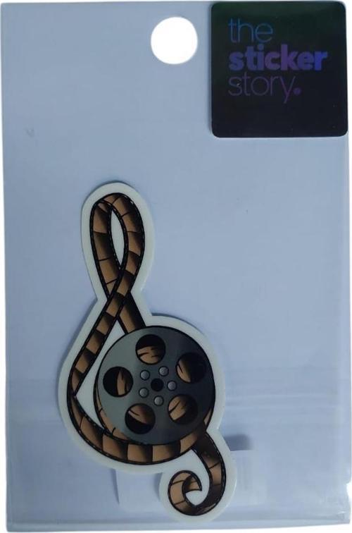 Yapışkanlı Sudan Etkilenmeyen Sticker The Sticker Story Sol Anahtarı Tss0092 (1 Adet)