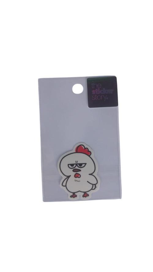Yapışkanlı Sudan Etkilenmeyen Sticker The Sticker Story Tavuk Tss0104 (1 Adet)