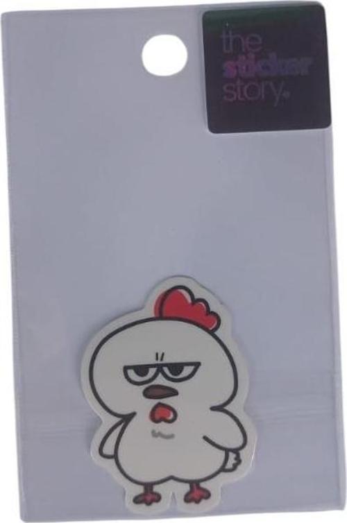 Yapışkanlı Sudan Etkilenmeyen Sticker The Sticker Story Tavuk Tss0104 (1 Adet)